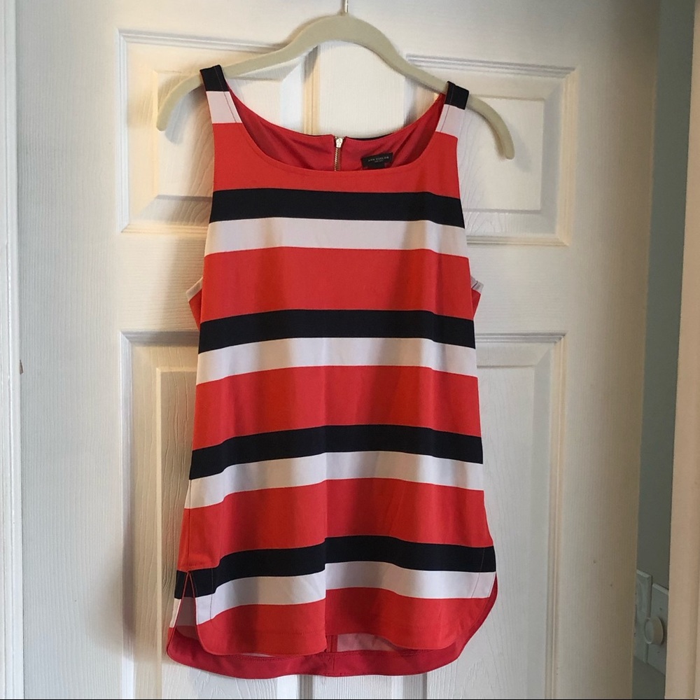 Striped shell top
